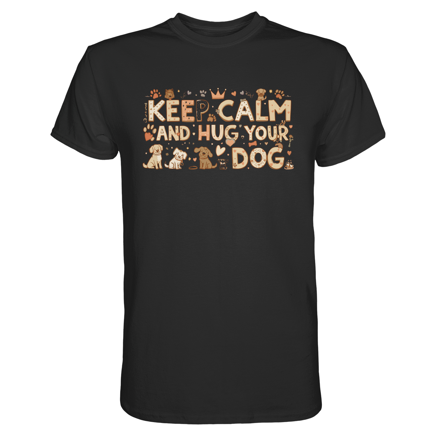 Keep Calm and Hug Your Dog Premium Unisex Shirt