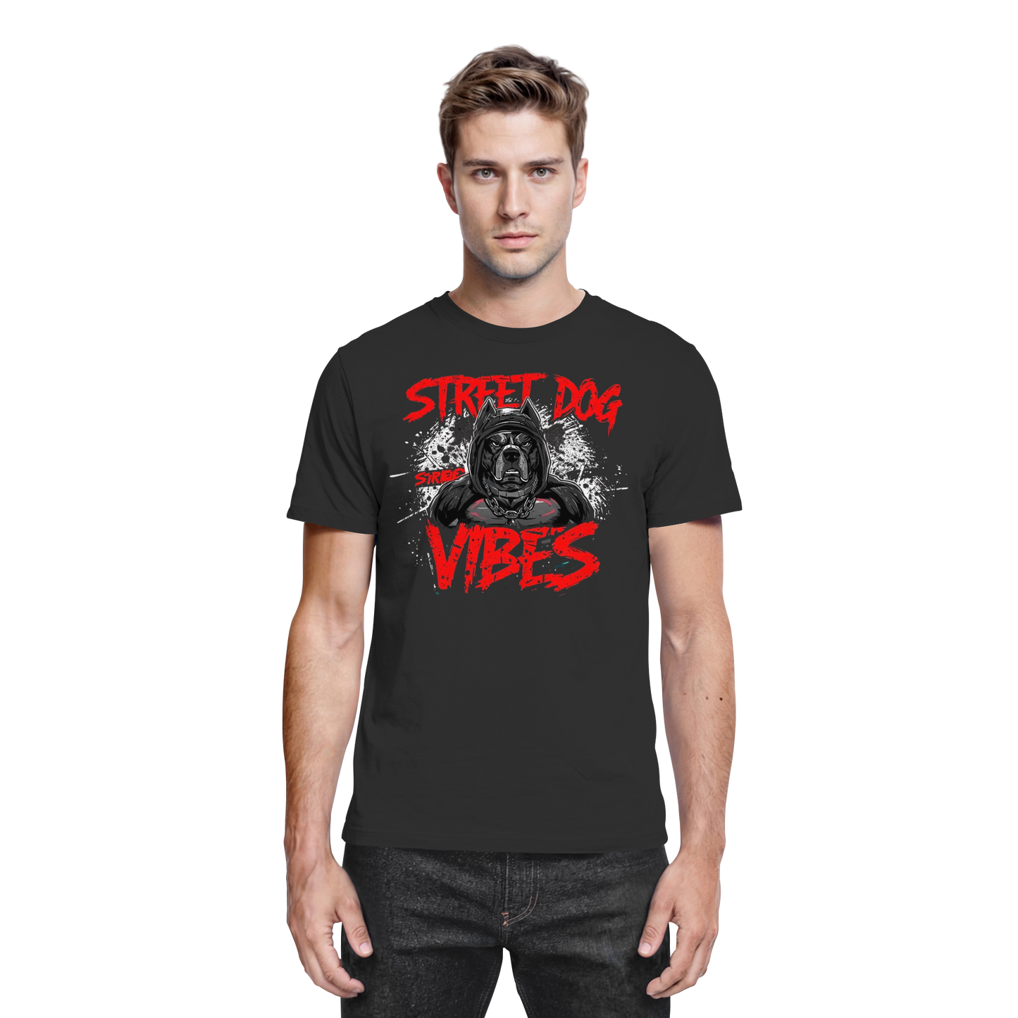 Premium Pfotenpoesie T-Shirt Street Dog Street Vibes