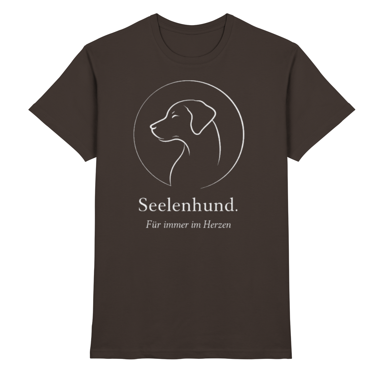 Premium Pfotenpoesie Shirt Seelenhund Für immer im Herzen