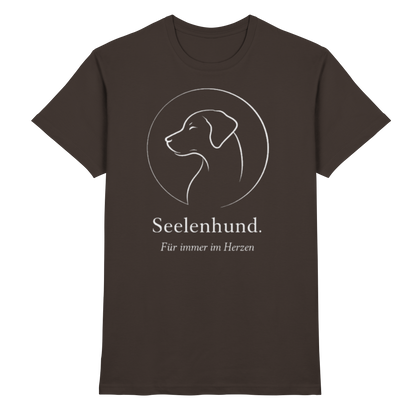Seelenhund Für immer im Herzen Premium Unisex Shirt