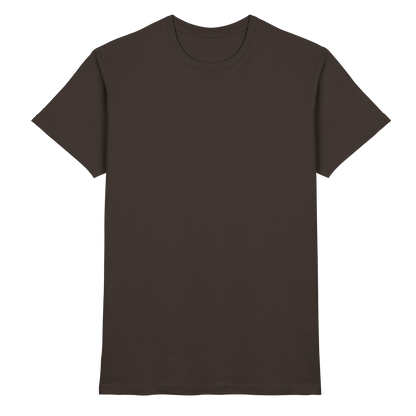 Die mit dem Hund chillt Personalisierbareres Premium Unisex Shirt Pfotenpoesie