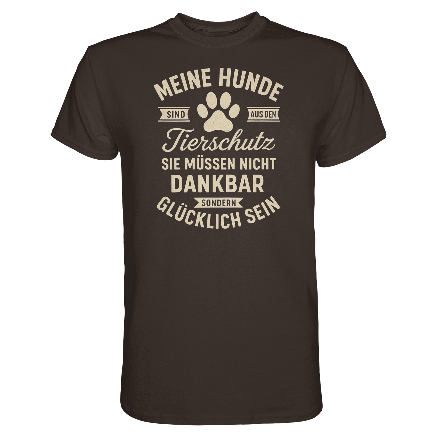 Premium Pfotenpoesie T-Shirt Tierschutz