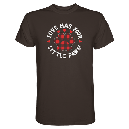 Love Has Four Little Paws Premium Unisex Shirt Pfotenpoesie