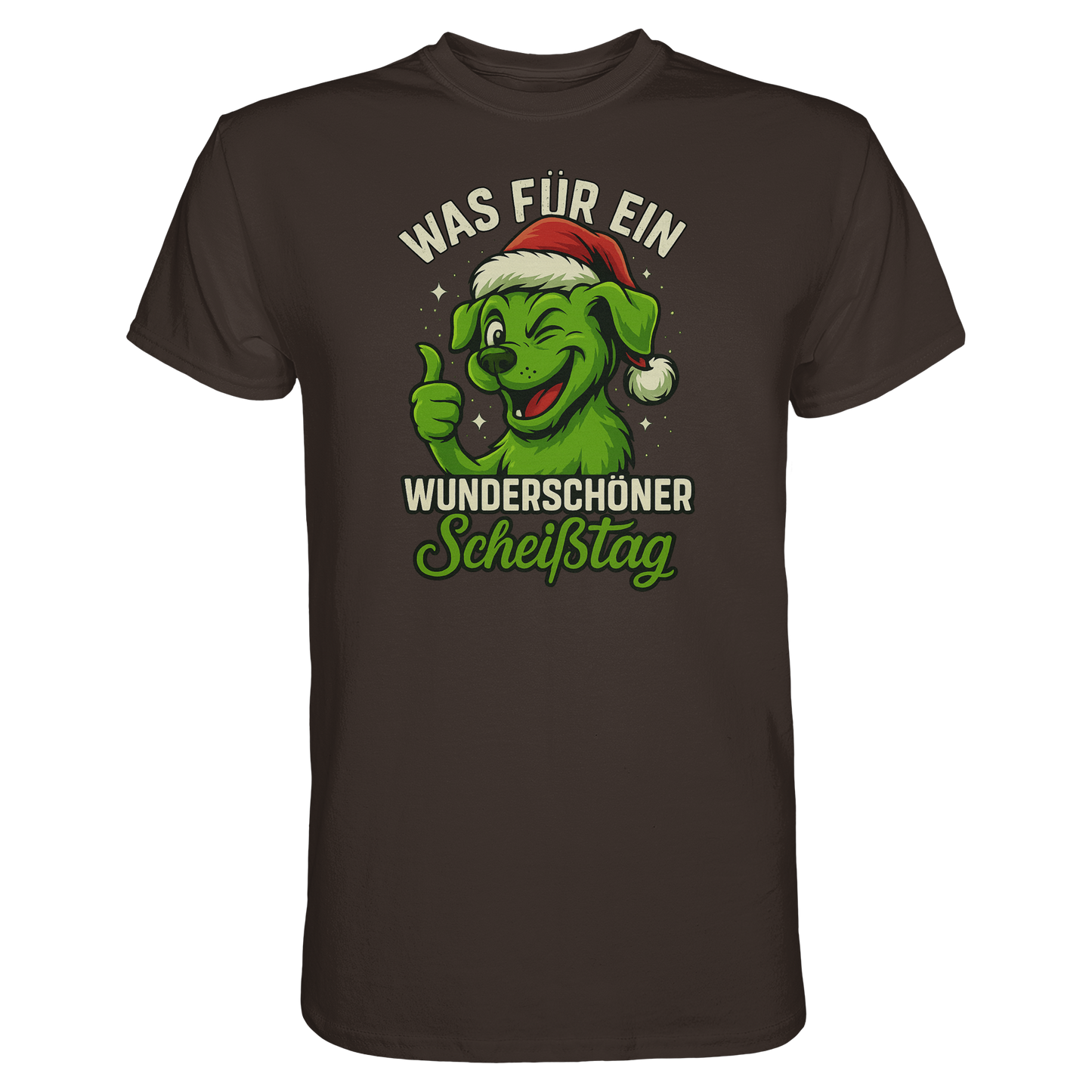 Premium Pfotenpoesie Unisex Shirt Was für ein wunderschöner Scheißtag