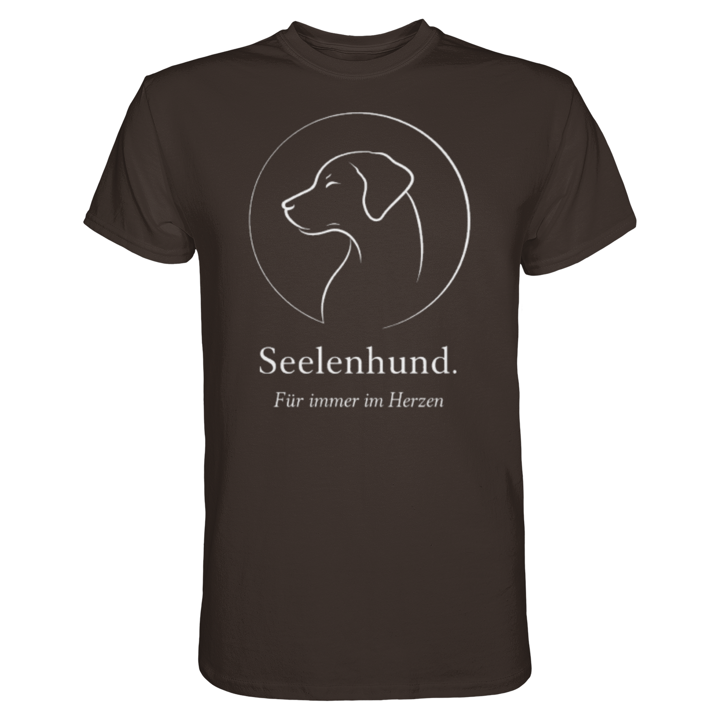 Premium Pfotenpoesie Shirt Seelenhund Für immer im Herzen