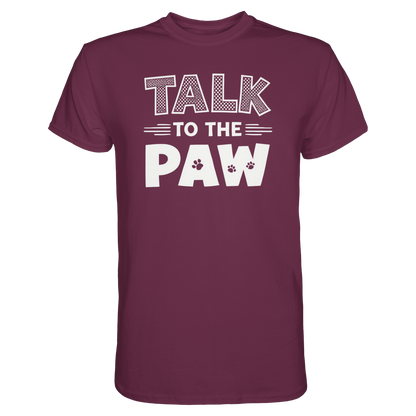 Talk to the Paw Premium Unisex Shirt Pfotenpoesie