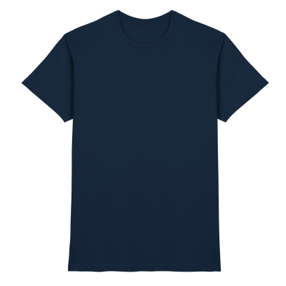 Die mit dem Hund chillt Personalisierbareres Premium Unisex Shirt Pfotenpoesie