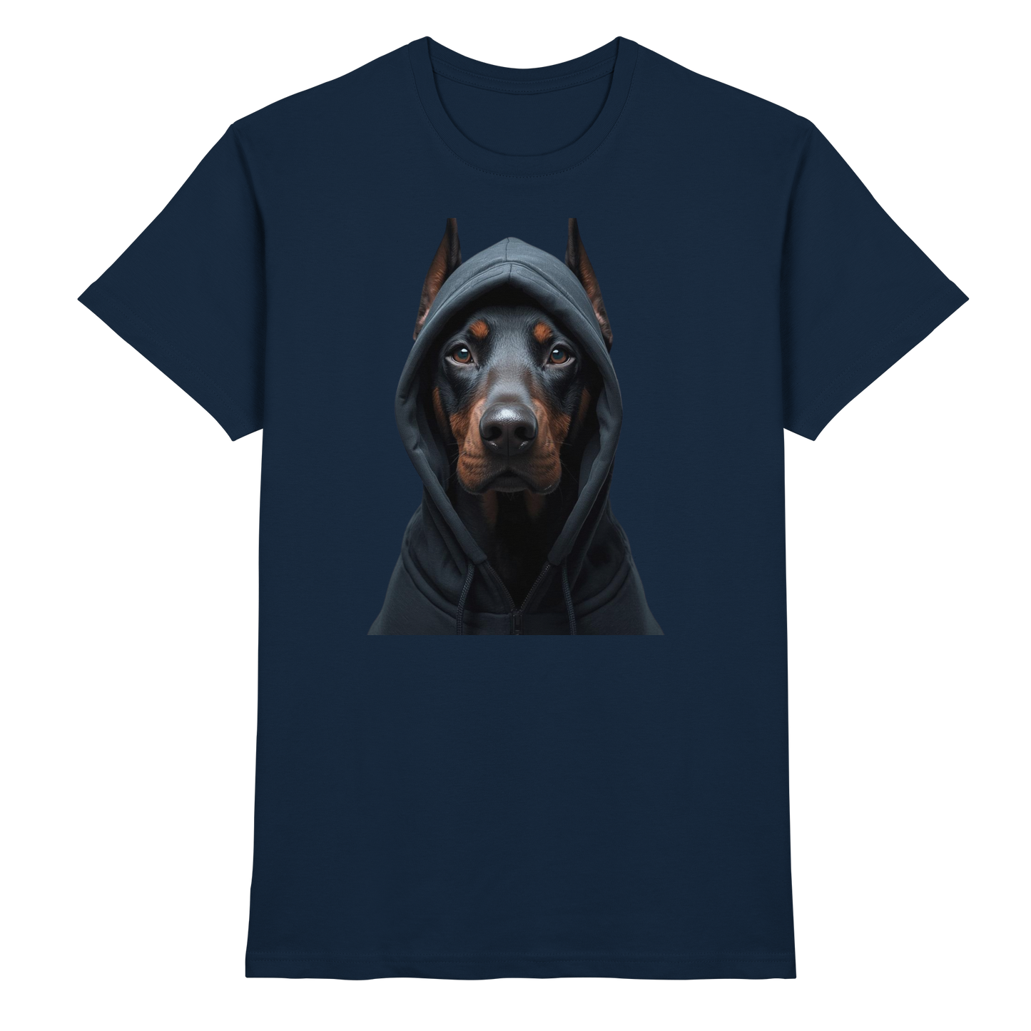 Premium Pfotenpoesie T-Shirt Dobermann