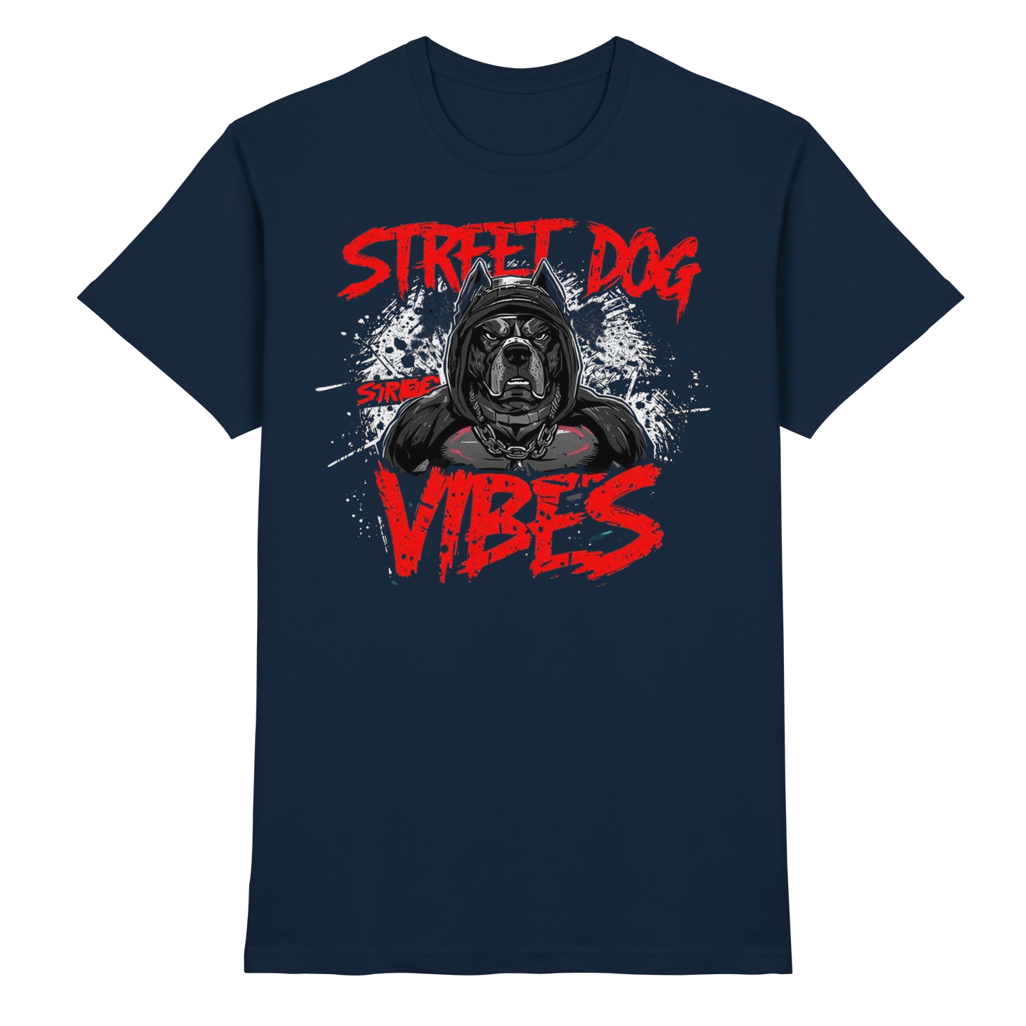 Premium Pfotenpoesie T-Shirt Street Dog Street Vibes