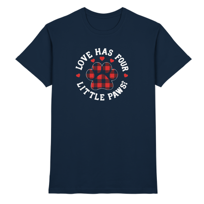 Love Has Four Little Paws Premium Unisex Shirt Pfotenpoesie