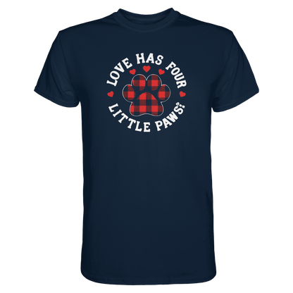 Love Has Four Little Paws Premium Unisex Shirt Pfotenpoesie