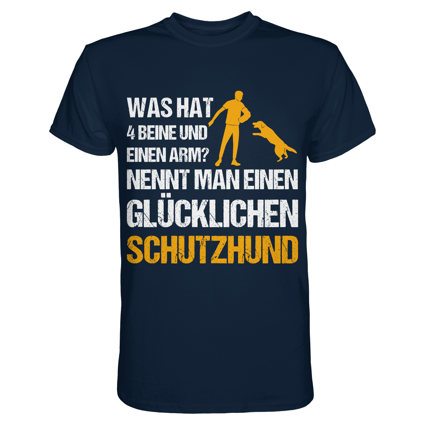 Premium Pfotenpoesie T-Shirt Nennt Man Schutzhund