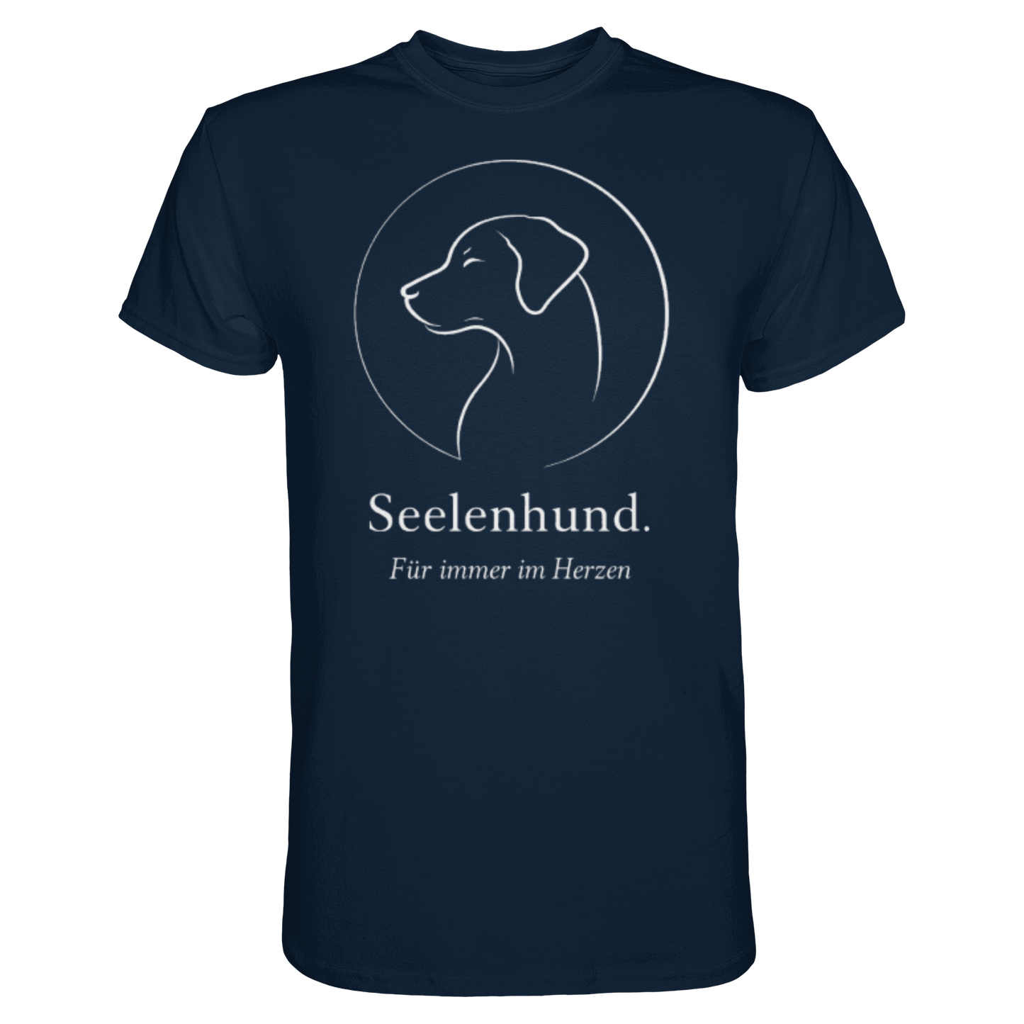 Premium Pfotenpoesie Shirt Seelenhund Für immer im Herzen
