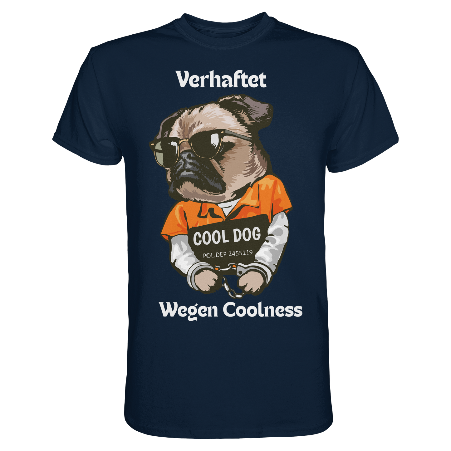 Premium Pfotenpoesie T-Shirt Verhaftet