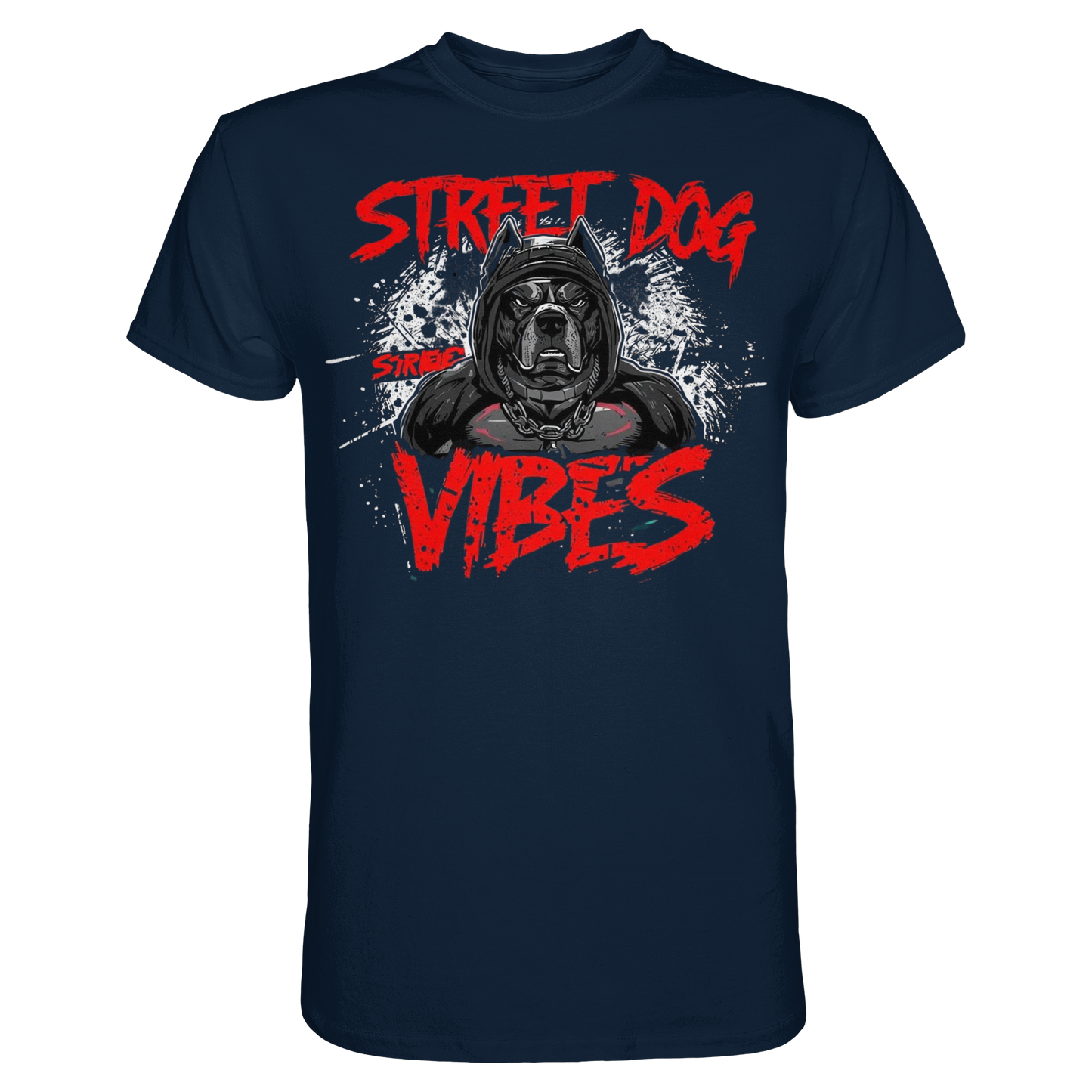 Premium Pfotenpoesie T-Shirt Street Dog Street Vibes