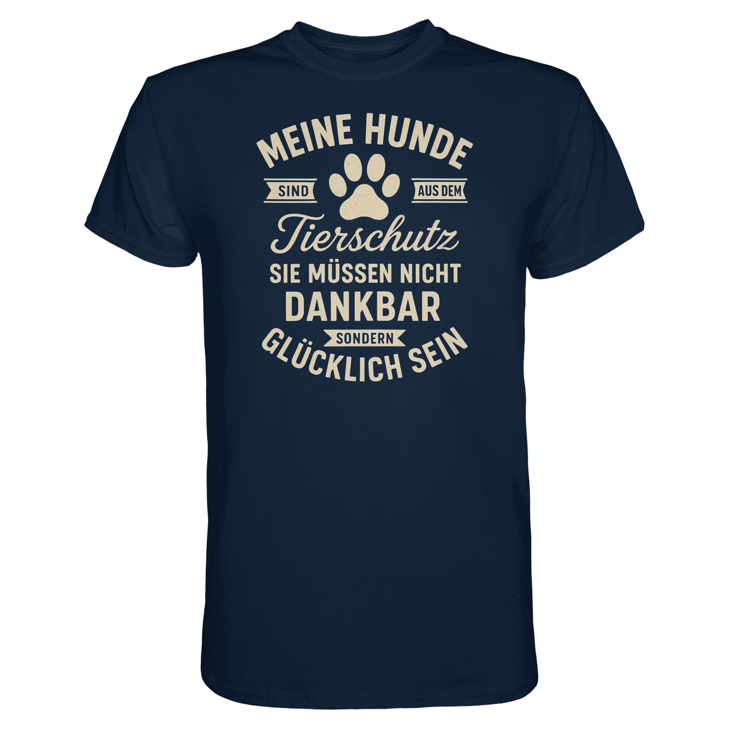 Premium Pfotenpoesie T-Shirt Tierschutz