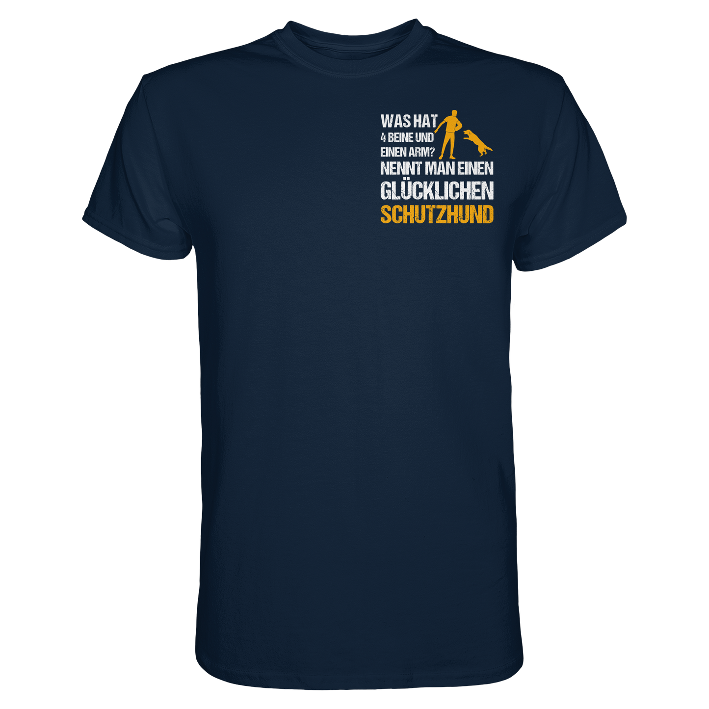 Premium Pfotenpoesie T-Shirt Nennt Man Schutzhund