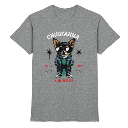 CHIHUAHUA Premium Herren Shirt Pfotenpoesie