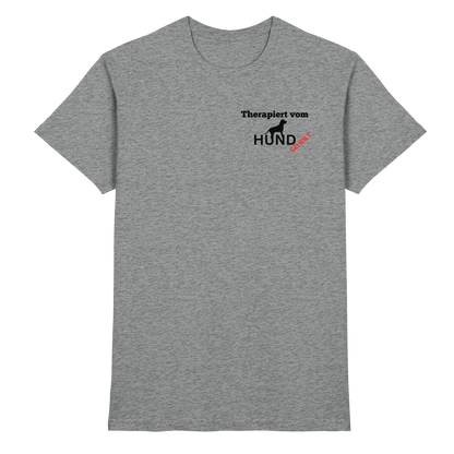 Therapiert vom Hund Premium Herren Shirt