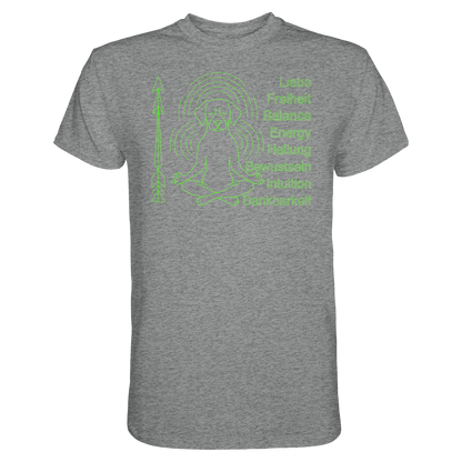 meditierender Hund Premium Unisex Shirt