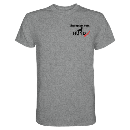Therapiert vom Hund Premium Herren Shirt