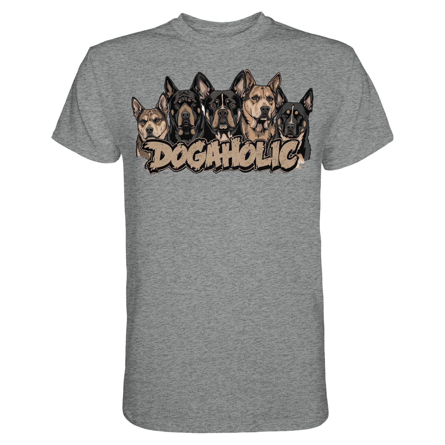 Premium Pfotenpoesie T-Shirt Dogaholic