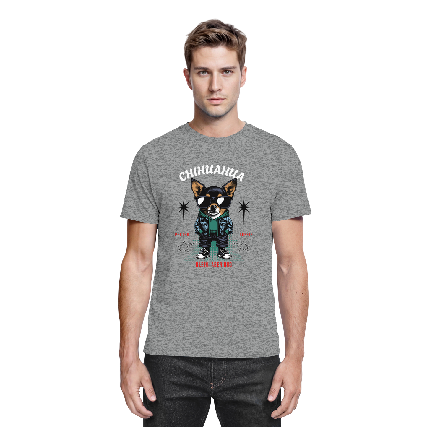 Premium Pfotenpoesie T-Shirt CHIHUAHUA