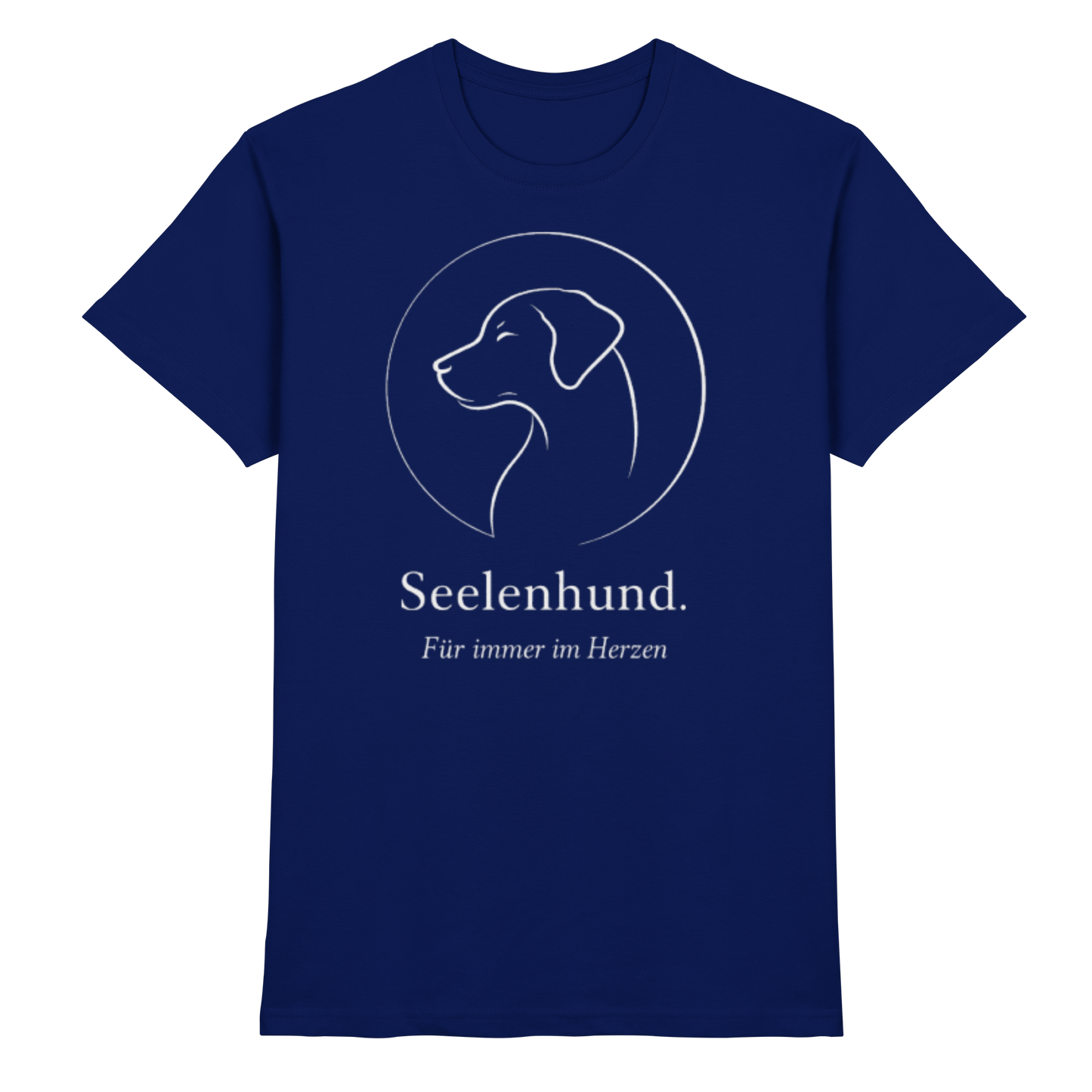 Premium Pfotenpoesie Shirt Seelenhund Für immer im Herzen