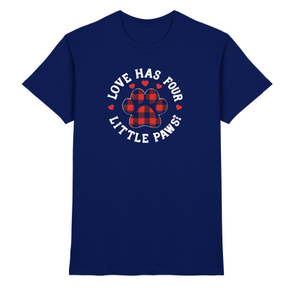 Love Has Four Little Paws Premium Unisex Shirt Pfotenpoesie