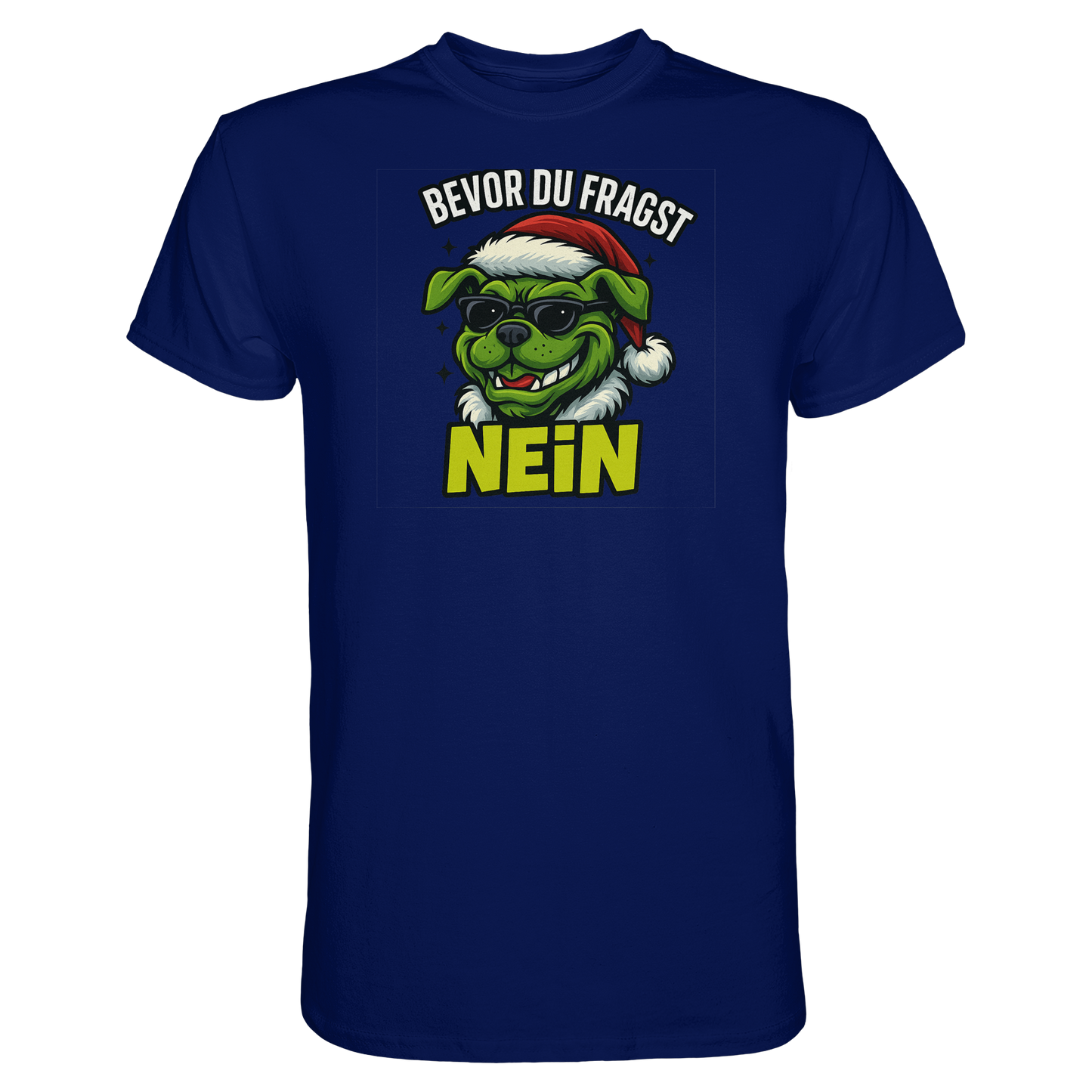 Premium Pfotenpoesie Unisex Shirt Bevor du fragst: NEIN