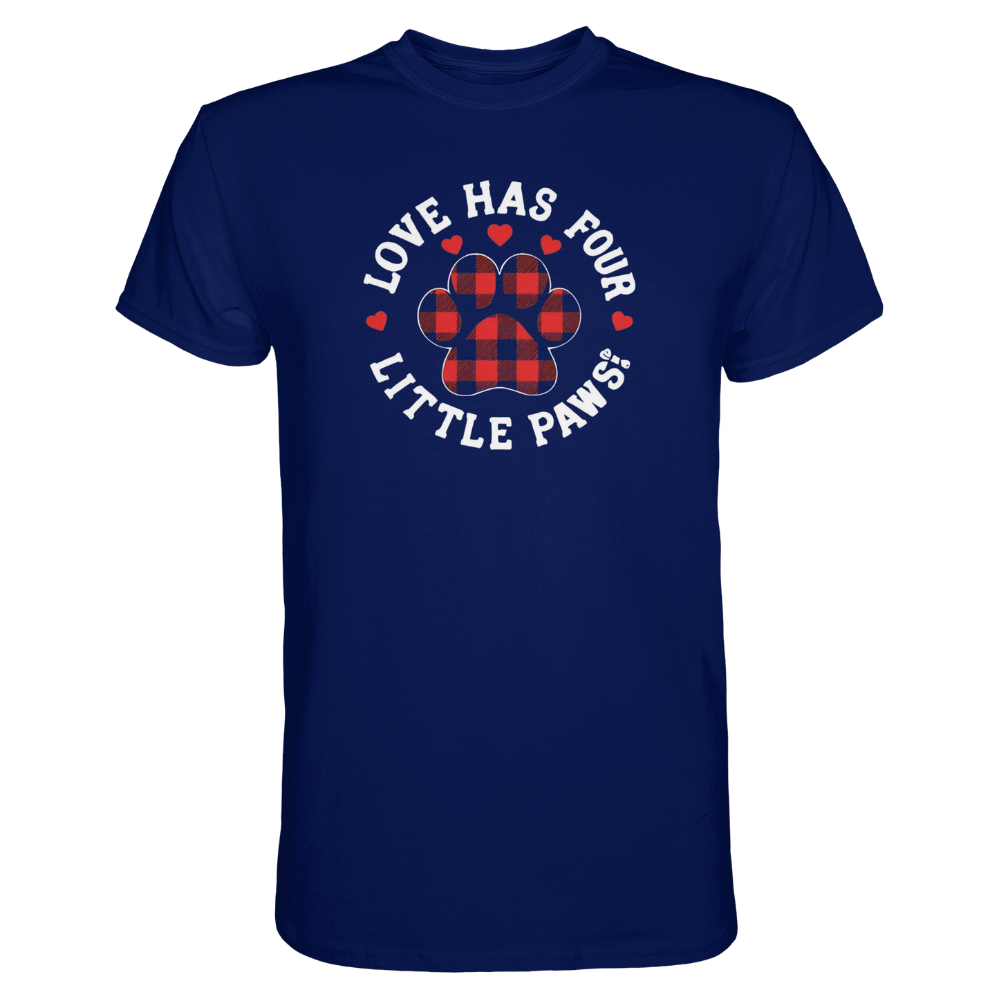 Love Has Four Little Paws Premium Unisex Shirt Pfotenpoesie