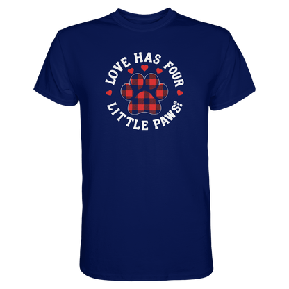Love Has Four Little Paws Premium Unisex Shirt Pfotenpoesie