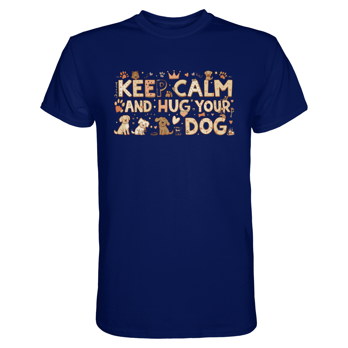 Keep Calm and Hug Your Dog Premium Unisex Shirt