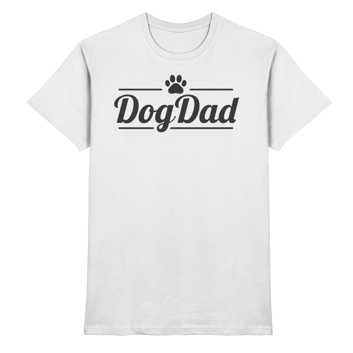 Premium Pfotenpoesie T-Shirt Dog Dad