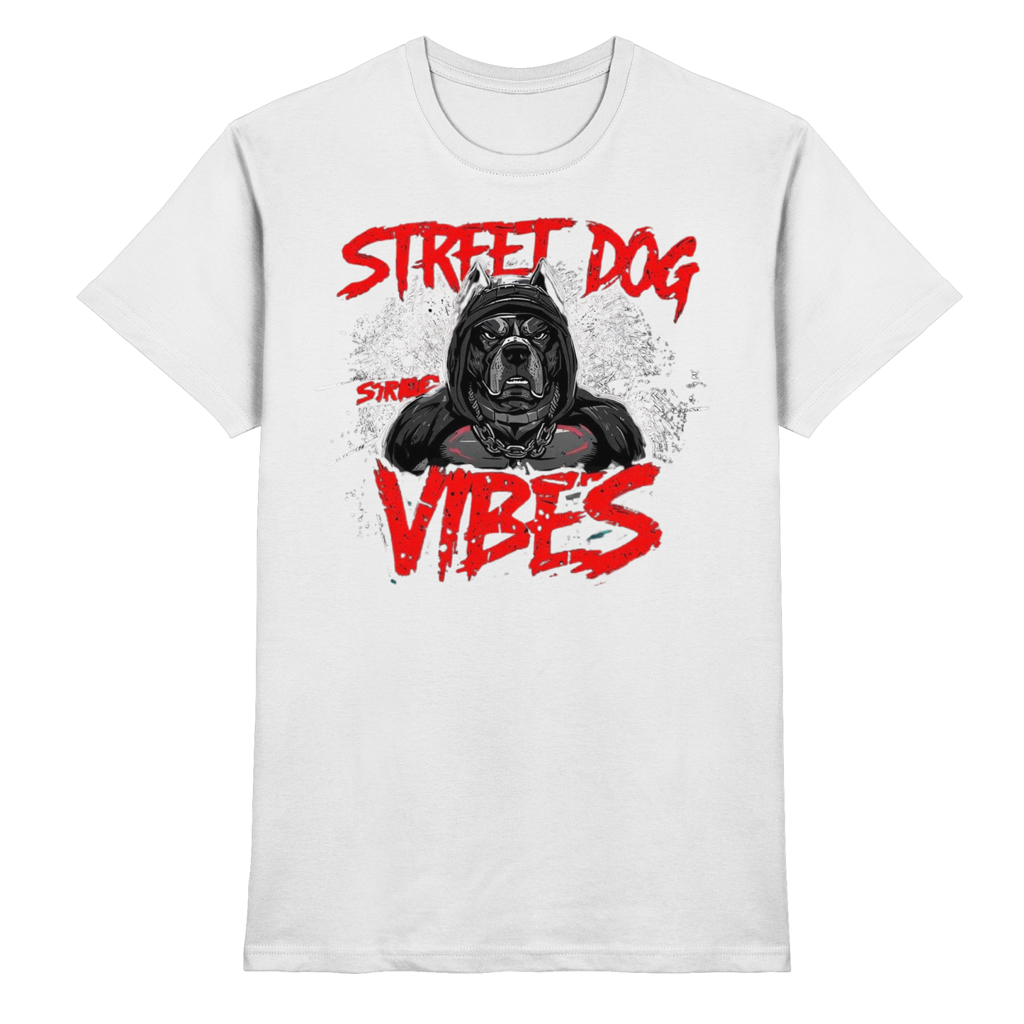 Premium Pfotenpoesie T-Shirt Street Dog Street Vibes