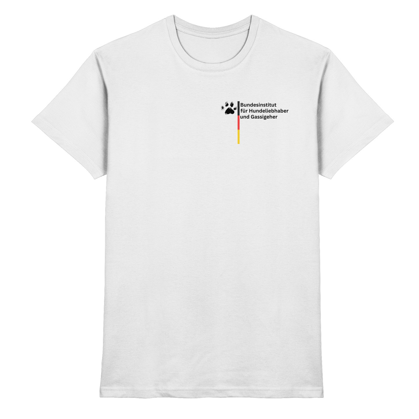 Premium Pfotenpoesie T-Shirt Bundesinstitut