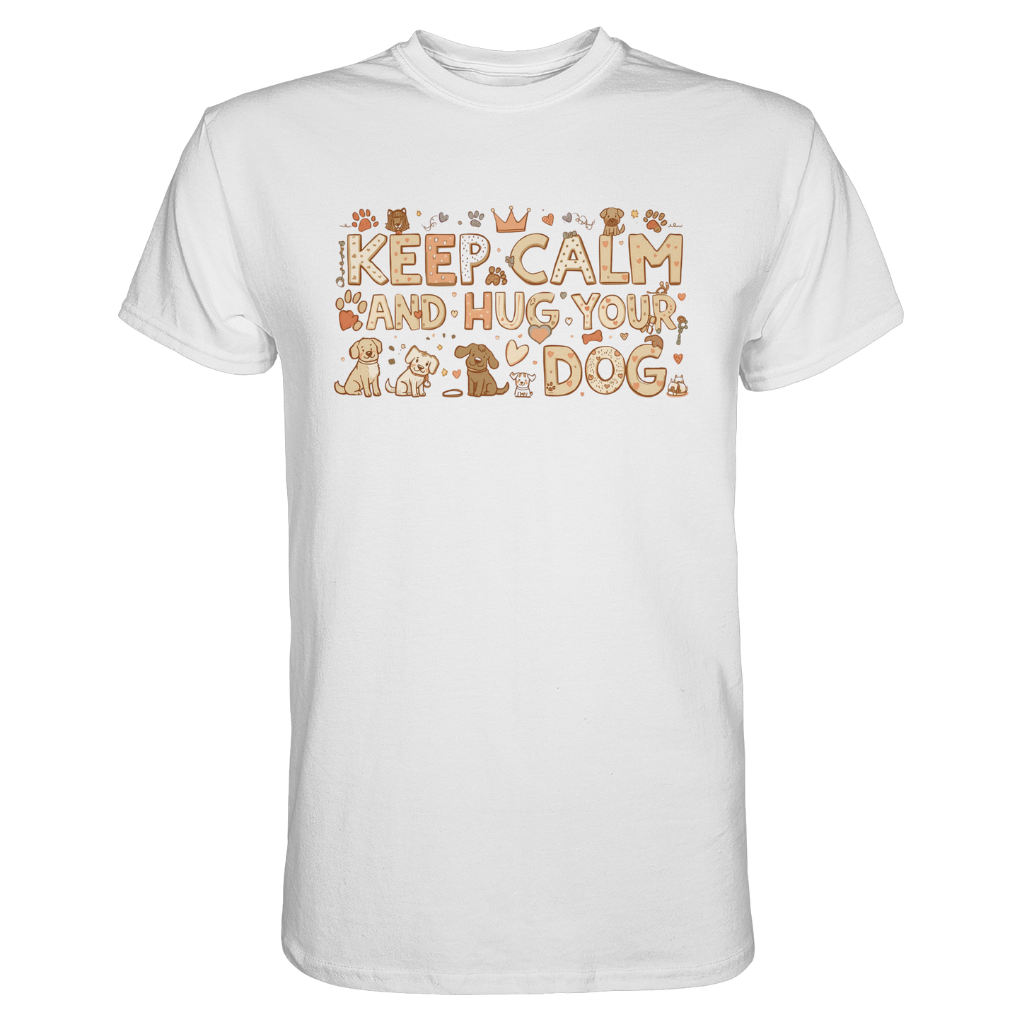 Keep Calm and Hug Your Dog Premium Unisex Shirt