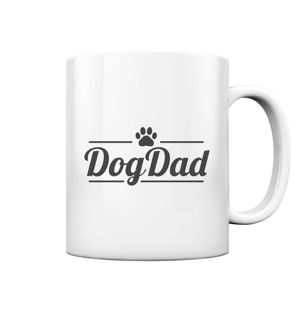 Premium Pfotenpoesie Tasse Dog Dad