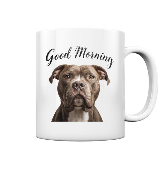Premium Pfotenpoesie Tasse GOOD MORNING