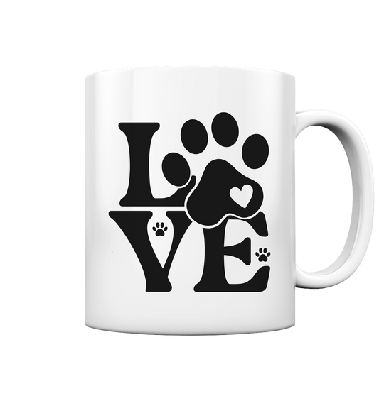 Premium Pfotenpoesie Tasse Love