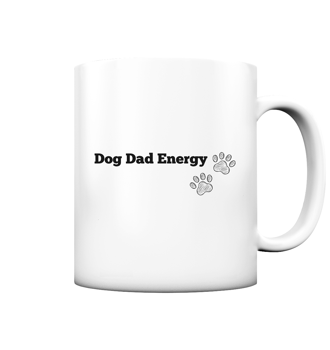 Premium Pfotenpoesie Tasse Dog Dad Energy