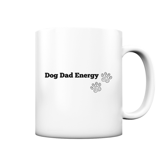 Premium Pfotenpoesie Tasse Dog Dad Energy