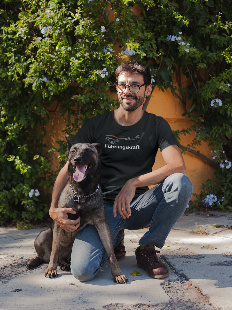 Herren-Shirt mit Hunde-Motiv