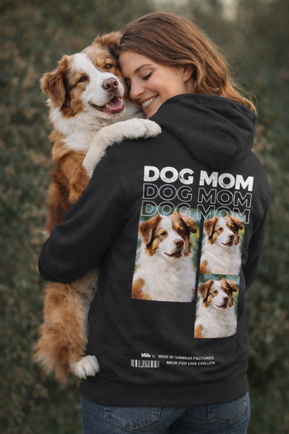Personalisierbarer Unisex Hoodie Mit  Hunde Foto