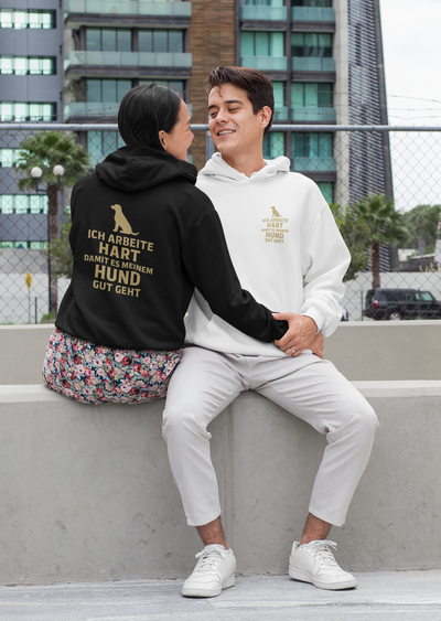 Ich Arbeite Hart Premium Unisex Hoodie