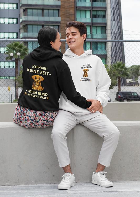 Premium Pfotenpoesie Unisex Hoodie Ich Habe Keine Zeit