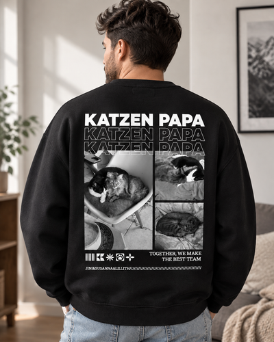 Sweatshirt mit Katzen Foto