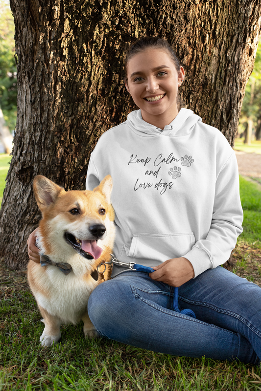Premium Pfotenpoesie  Hoodie Love dogs