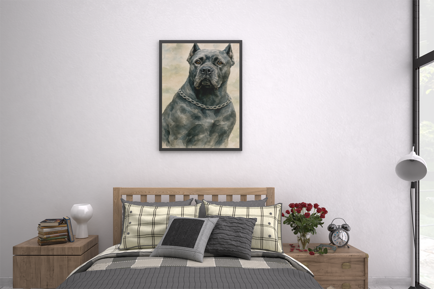 Premium Pfotenpoesie Poster personalisiertes Hunde-Portrait