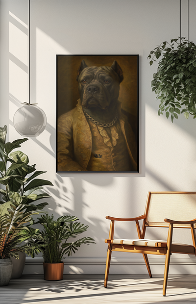 personalisiertes Königs- Premium Poster